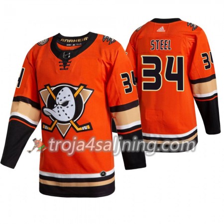 Anaheim Ducks tröja Sam Steel 34 2019-2020 Adidas Apelsin Authentic - NHL Tröjor Herr